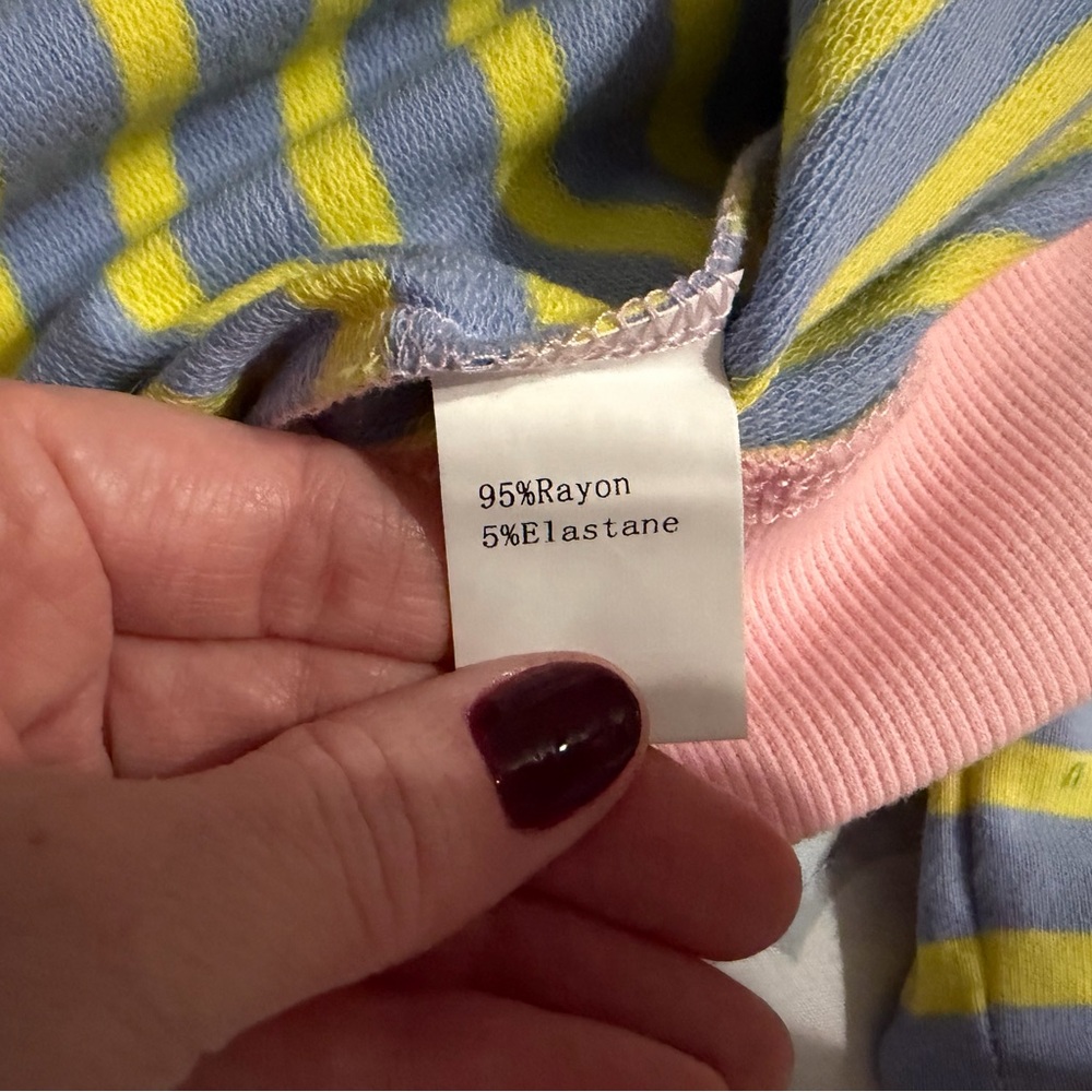 Colorful Striped Sweatshirt - Picture 3 of 4